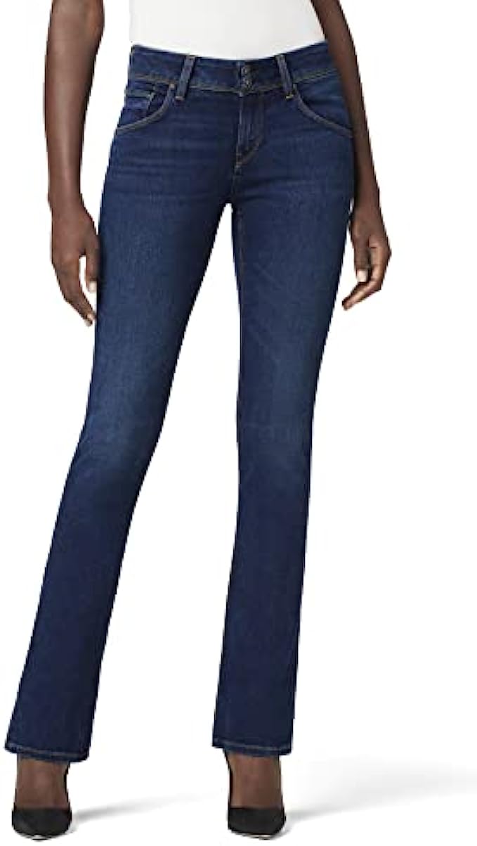 HUDSON Women&#039;s Beth Mid Rise, Baby Bootcut Jean with Back Flap Pockets Rp