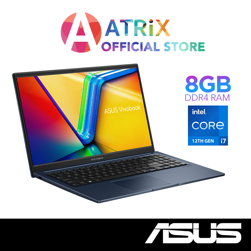 【Express Delivery】ASUS Vivobook 15 X1504ZA-BQ381W | 15.6&quot; FHD | i7-1255U | 8GB DDR4 | 512GB SSD | Win11 | 2Y