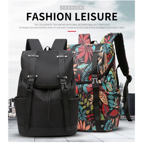 [SG Local] Multifunction backpack Casual laptop bagTravel laptop bag waterproof with side pockets