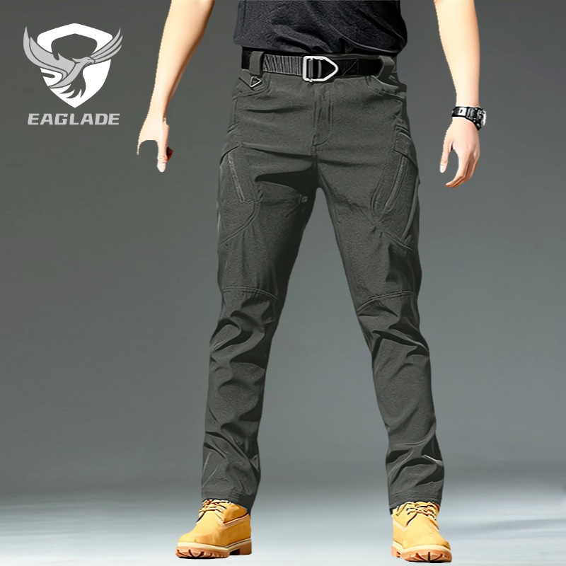 Eaglade Tactical Cargo Pants for Men in Grey Ix9